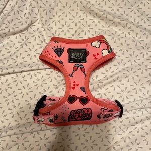 NWOT pink dog harness